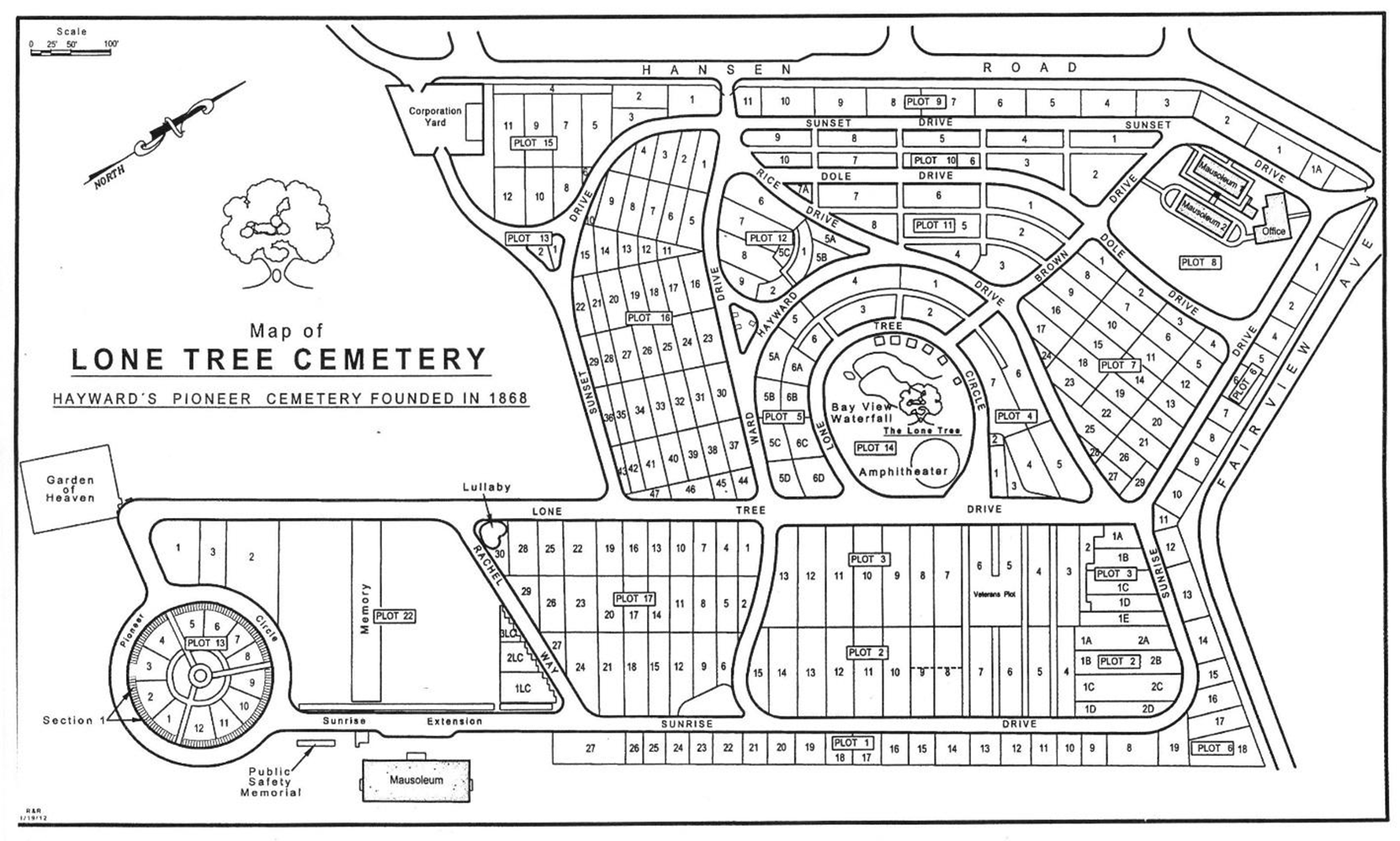 map cemetery at valley medical center        <h3 class=