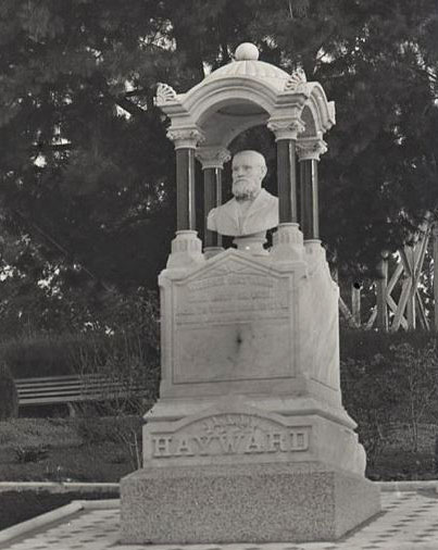 photo of William Hayward Memorial to promote the Lone Tree Cemetery Walking Tour