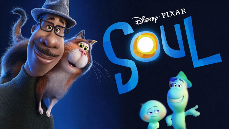 Disney poster promoting the movie Soul