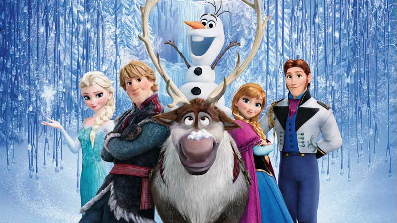 movie poster for Disney's Frozen